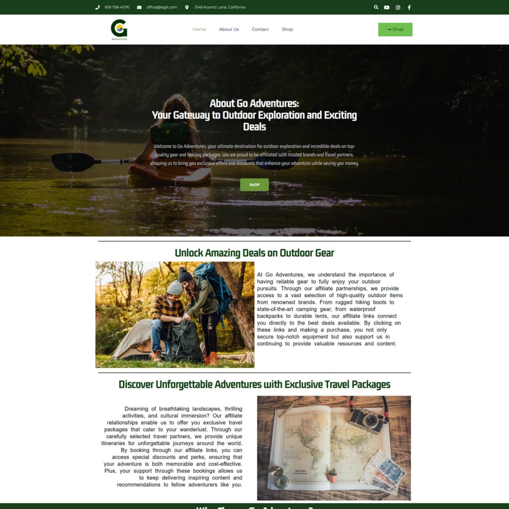 goadventures.uk Our Work