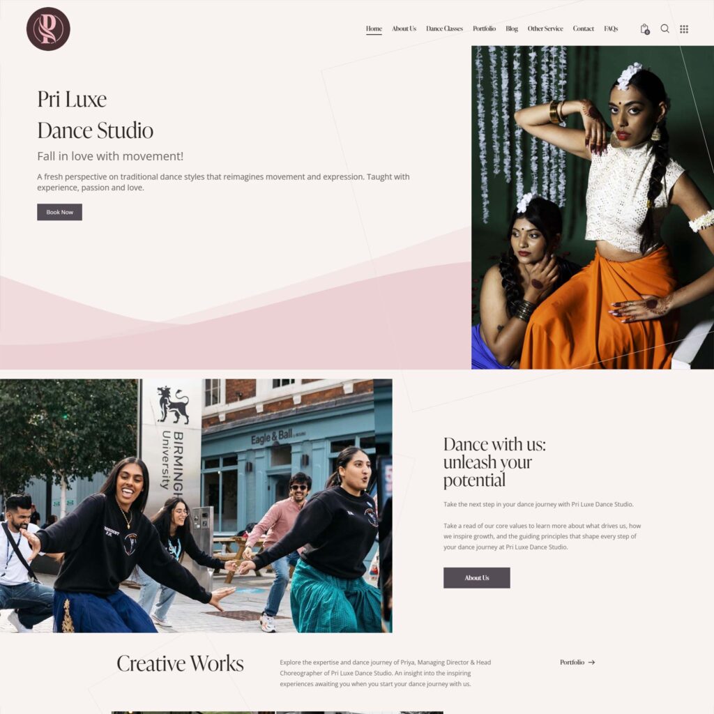 priluxedancestudio.com Our Work